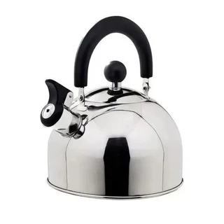 Chaleira Inox 2L com Tampa Alça Térmica e Apito para Café Cha Bebidas