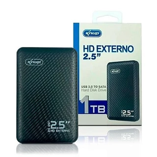 Hd Externo 2.5" 1TB Knup Novo Com Nota Fiscal Pronta Entrega