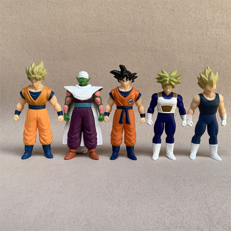 Boneco montagem para montagem, figura de ação do dragon ball super saiyajin  deus super saiyajin cabelo azul do son goku - AliExpress