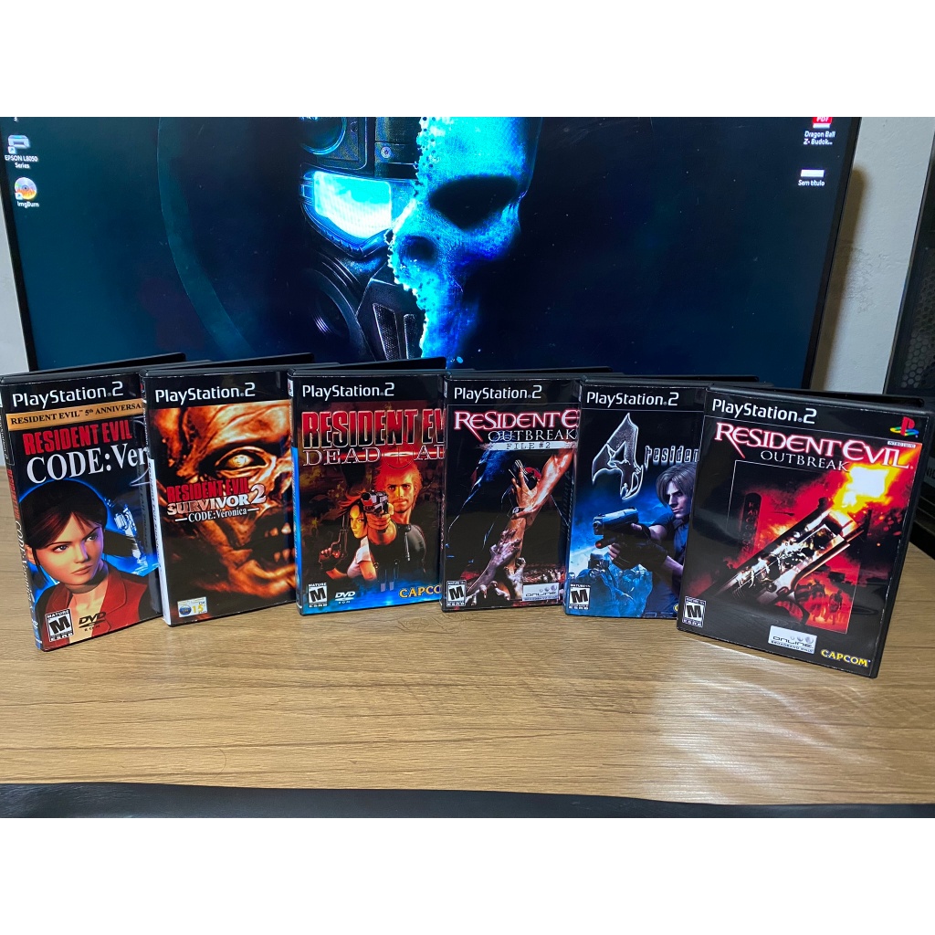 Coleção Resident Evil para PS2 ( 6 jogos )