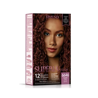 Coloração Tintura 6646 Vermelho Cereja Supéria Amend