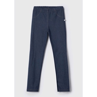 Calça Legging Infantil Menina Em Moletom Jeans Hering Kids