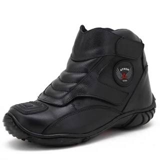 Bota para Motociclista Couro c/protetor 270-46 SALDO ESTOQUE