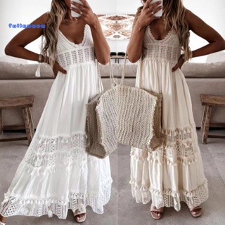 Vestido longo best sale praia branco