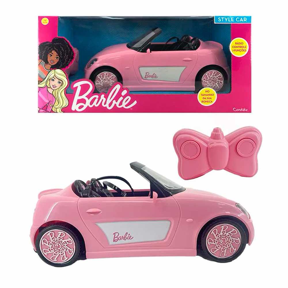 Carro De Controle Da Barbie Candide Beauty Pilot Rosa - Pequenos