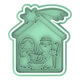 Cortador De Biscoito Presépio De Natal Menino Jesus 12cm