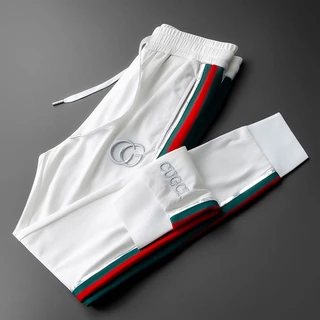 Calça Esportiva casual Masculina De Seda De Gelo Cintura Solta