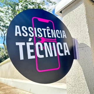 Placa Dupla Face Uso Externo - Assitência Técnica Celular