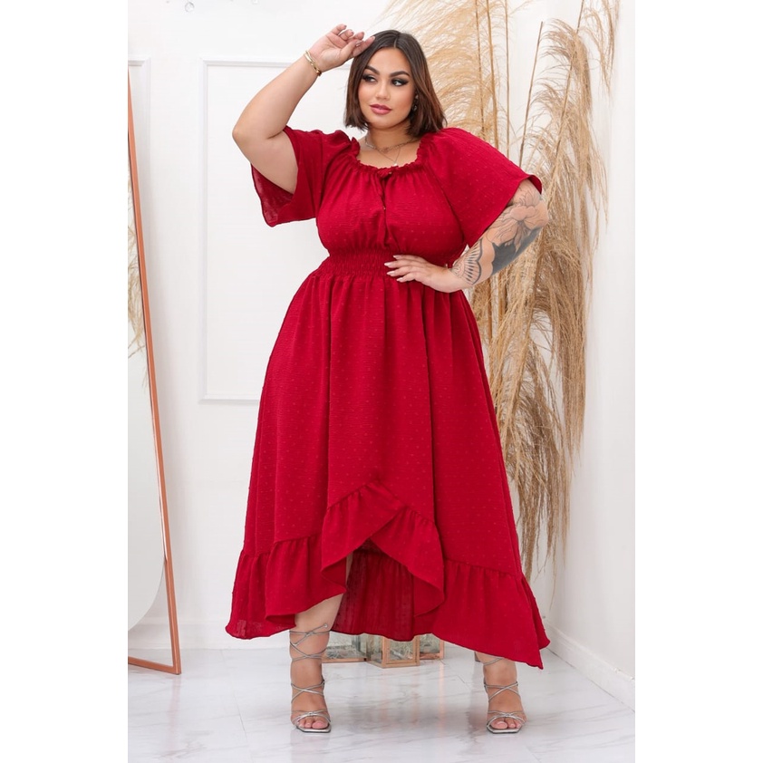 Plus hot sale size red