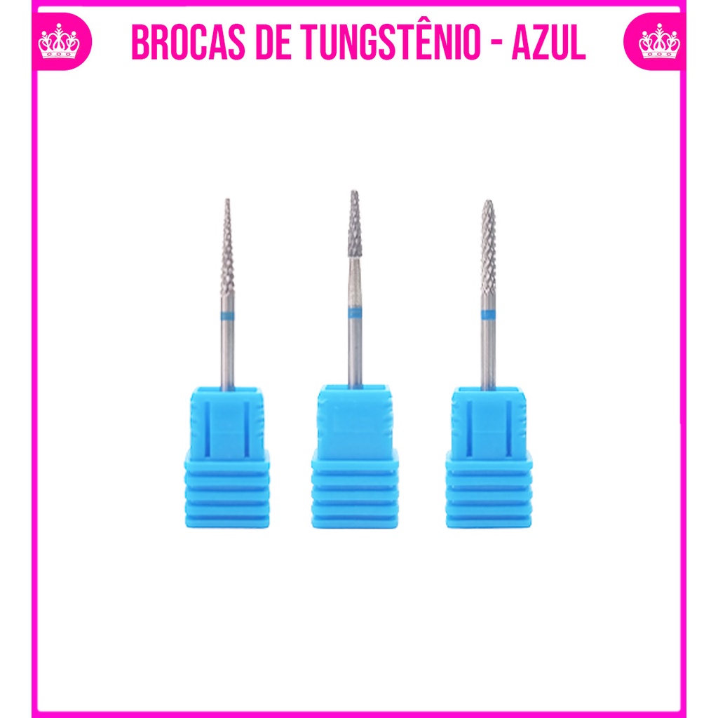 Broca Tungstênio - Base Azul (Média)
