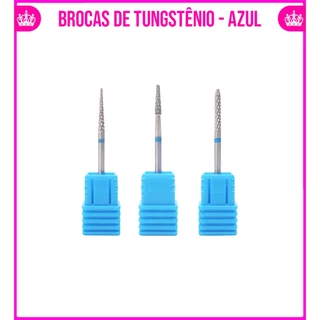 Broca Tungstênio - Base Azul (Média)