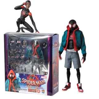 Ko Mafex 107 Homem Aranha Ação Figura Brinquedos 1/12 No Verso Miles Morales Modelo Móvel Bonecas Estatueta Presentes