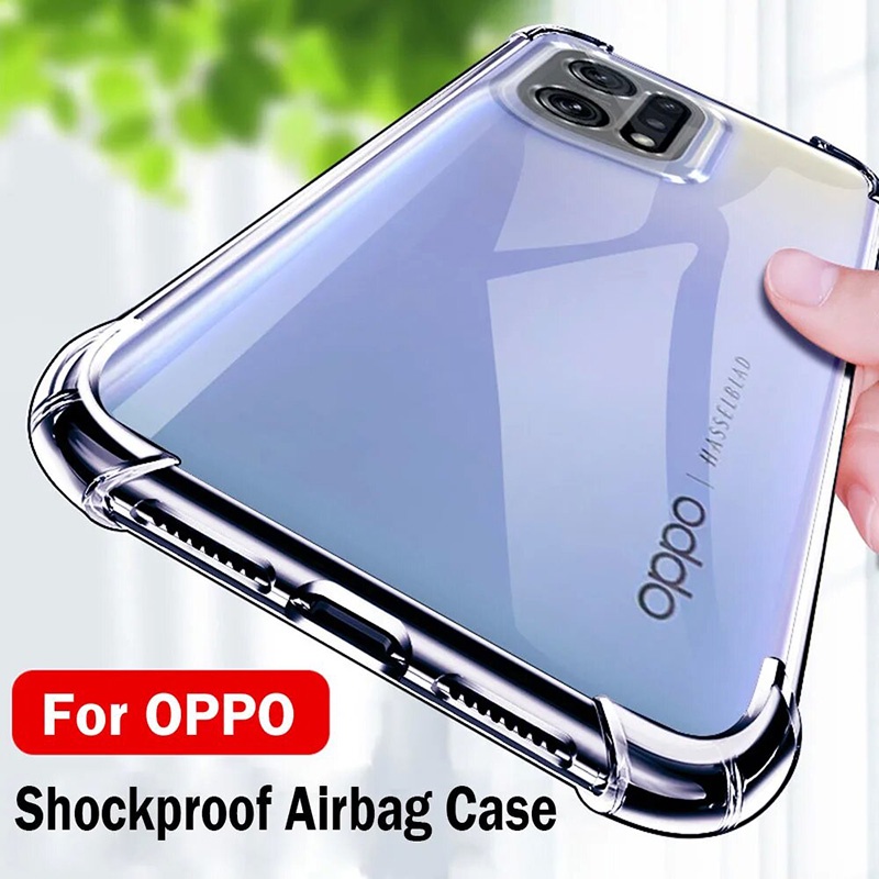 Capa Traseira Transparente TPU Para OPPO A16 A16S A16K A16E A54 A4S A74 A94 A95 A55 A55S A56 5G A53 A53S A33 A11 A11K A11S A1K
