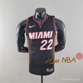 Hot pressed 75th Anniversary Camisa De Basquete Miami Heat Regata Jimmy Butler 2023 Icon Edition