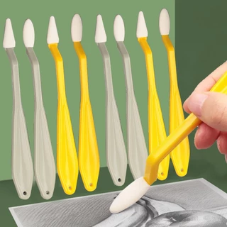 Faca De Esboço De Arte Simples Limpeza Com Esponja Lavável Destaque Pincel Artista Correção De Desenho Ferramentas De Detalhe Apagador De Caneta Suprimentos