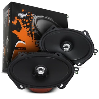 Kit Par Alto Falante Coaxial 120w 5x7 Polegadas Hertz DCX570.3 Som