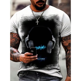 Camisa Camiseta Áudio Musica Fone Eletro Som 1