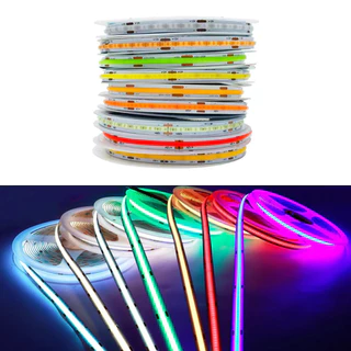 Fita Led 320LED/Metros COB 5M 12V Branco Frio,Branco Neutro,Branco Quente,AZUL,ROSA,VERDE,VERMELHO,AMARELO ip20