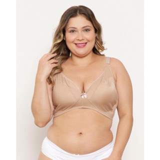 Sutiã Plus Size Modelador Sem Bojo Bege