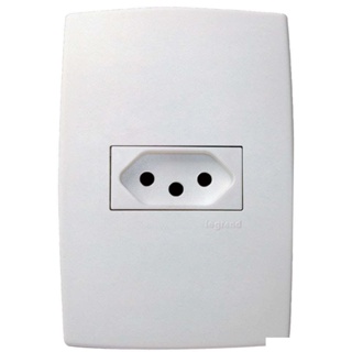 Conjunto montado de tomada horizontal 20A Pialplus Pial