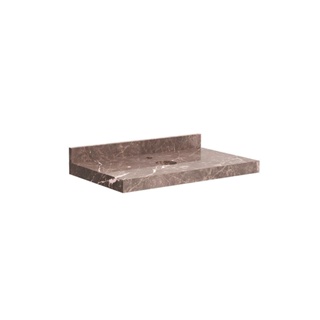 Lavatório de porcelanato para cuba de apoio 80cm truffa Blu