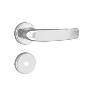 Fechadura para Banheiro Aliança de Aço Zamac Galaxy com Roseta Cromada