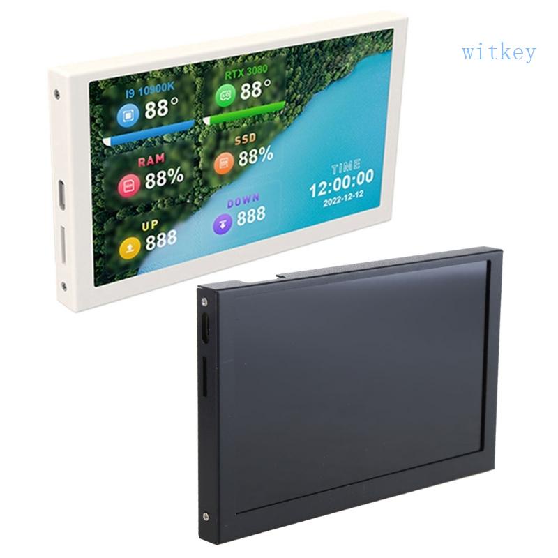 Com 5 Polegadas 800x480 IPS TYPEC Tela PC Monitor De Temperatura Do ...
