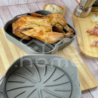 FORMA COZIMENTO QUADRADA FRITADEIRA ELETRICA SILICONE ANTIADERENTE 19CM