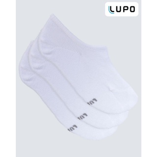 Kit 3 Pares De Meia Soquete Lupo Branca