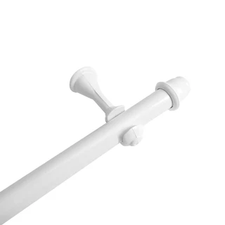Varão de Madeira para Cortina Simples 2,40 metros 19mm Varal Varao Vara Cortinas Kit Haste