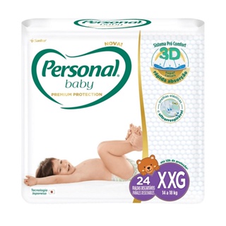 Fralda Descartável Personal Baby Premium Hiper 1 Pacote Todos os Tamanhos