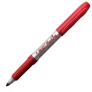 Pincel marcador permanente Marking Vermelho 971141 Bic em Oferta na Shopee