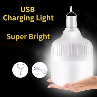 Lâmpada De Carregamento USB Portátil Acampamento Iluminação Emergência Doméstico Móvel Brilhante Ao Ar Livre LED Recarre