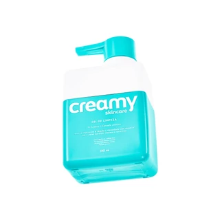 Gel de Limpeza Creamy - Sabonete Líquido Facial Para Pele Oleosa e Mista