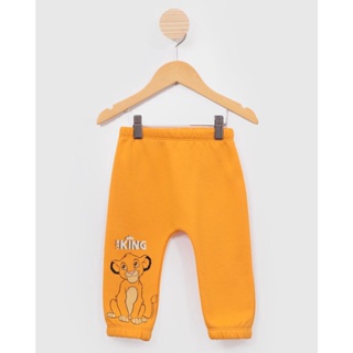 Calça Moletom Bebê Rei Leão Disney Mostarda