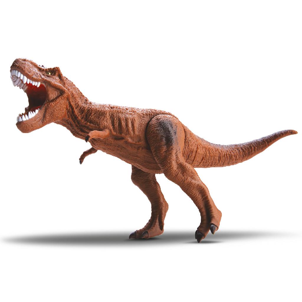 Brinquedo Tiranossauro Rex Dinossauro Em Vinil 35Cm Grande Articulado ...
