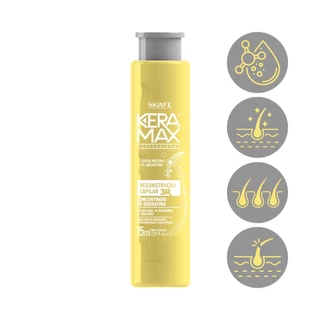 CONCENTRADO DE QUERATINA KERAMAX RECONSTRUCAO CAPILAR 15ML