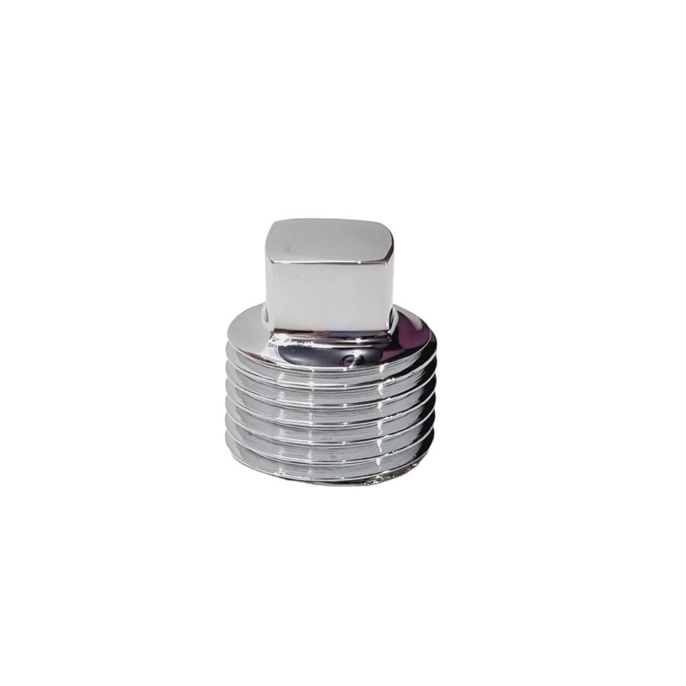 Plug Tapa furos com rosca Macho 1/2 Cromado de Metal | Shopee Brasil