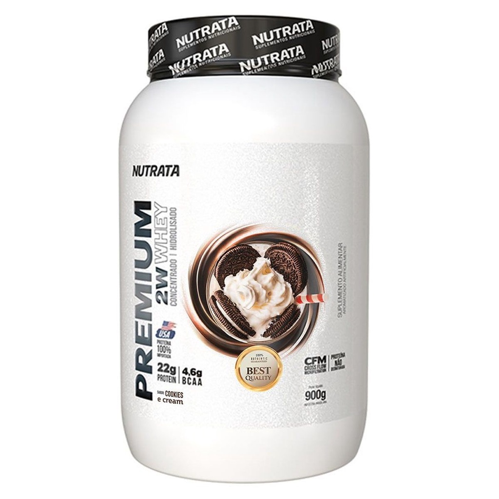 Premium Whey 900 G – Nutrata (cookies And Cream)