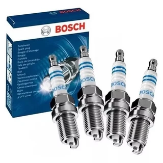 Jogo Velas de Ignição Original Bosch Super Plus SP07 Gasolina/Gnv