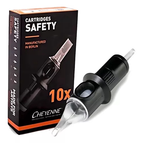Cartucho para Tatuagem e Estetica Cheyenne Safety ORIGINAL - 1 Unidade