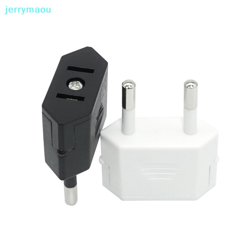 [JER] American China To EU Europa Adaptador De Energia De Viagem De 2 Pinos US Plug Adapter 【 HBC 】