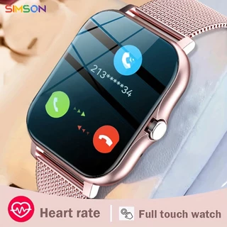 2024 Novo Telefone SmartWatch Android 1.44 " Tela Colorida Full Touch Discagem Personalizada Relógio Mulheres Bluetooth Chamada Smart Watch Homens