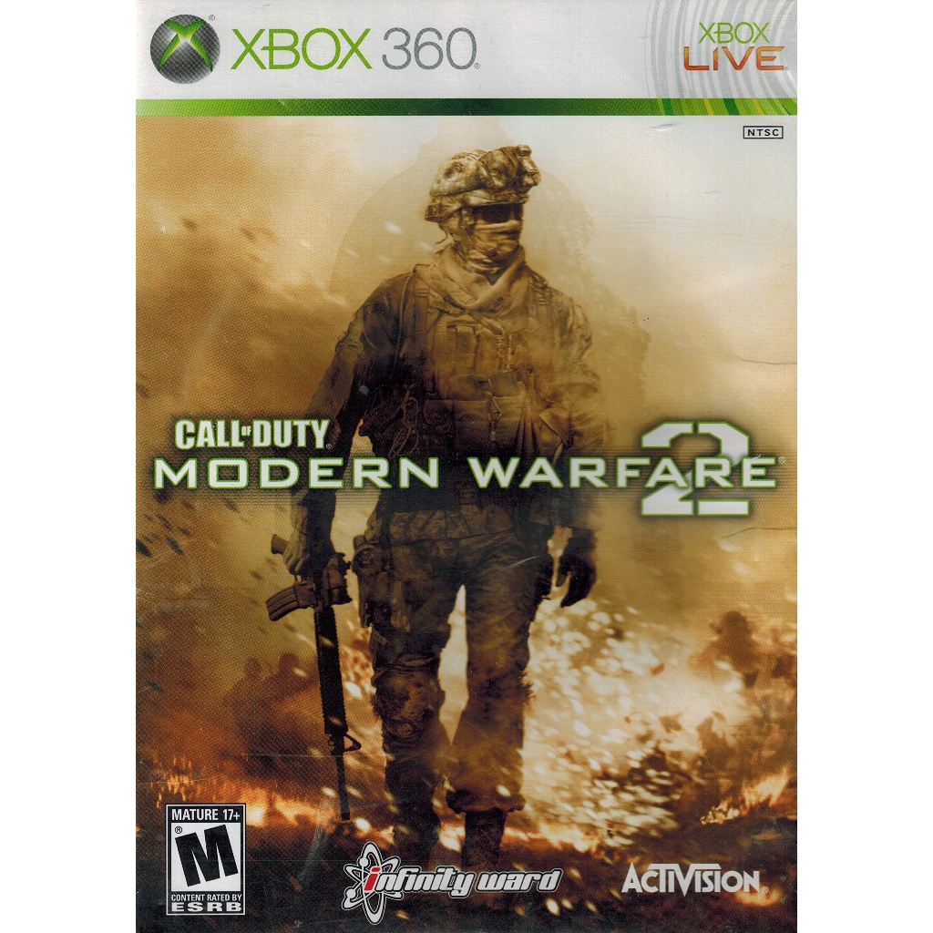 Call of duty modern warfare 2 xbox 360 jogo midia fisica original