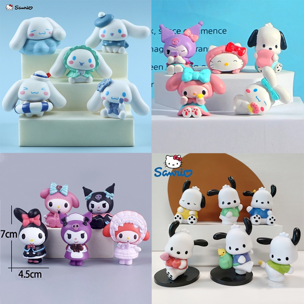 50 Stück Sanrio-Figuren Hallo Kitty Wasserfeste Aufkleber
