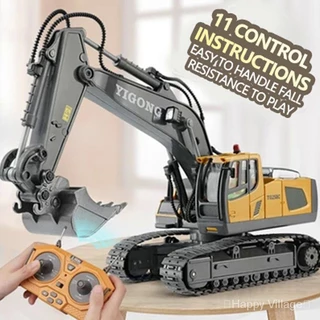 RC Escavadeira Dumper Car 2.4G Controle Remoto Engenharia Veículo Crawler Truck Bulldozer Brinquedos para Meninos Crianças Presentes de Natal NYVG