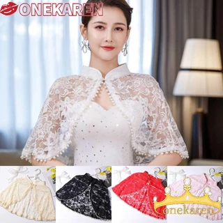 KR Bride Shawl Cosplay Tulle Noiva Envoltório Capa Macia Manto De Casamento