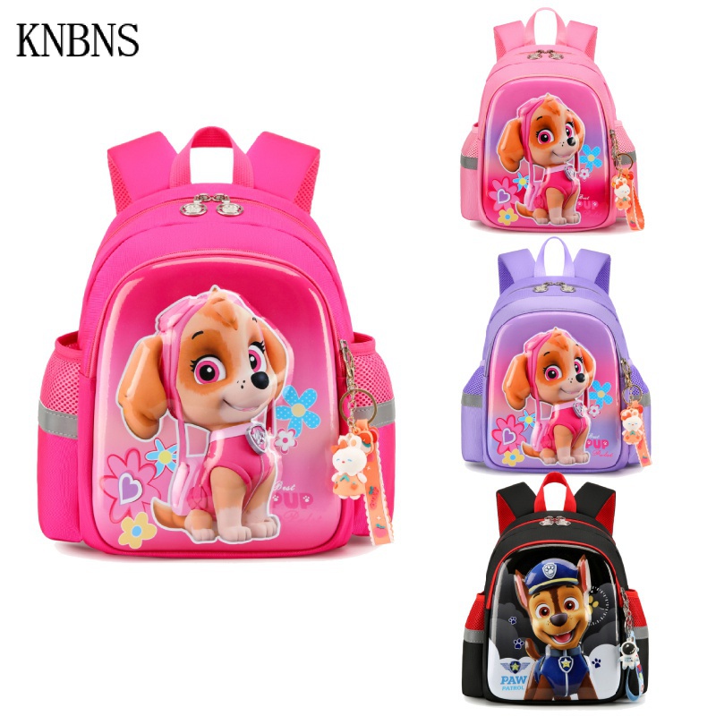 Mochila infantil Cartoon meninos escola meninas cão bonito patrulha Syke Chase KNB974