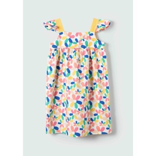 Vestido Infantil Toddler Estampado Com Babados Hering Kids