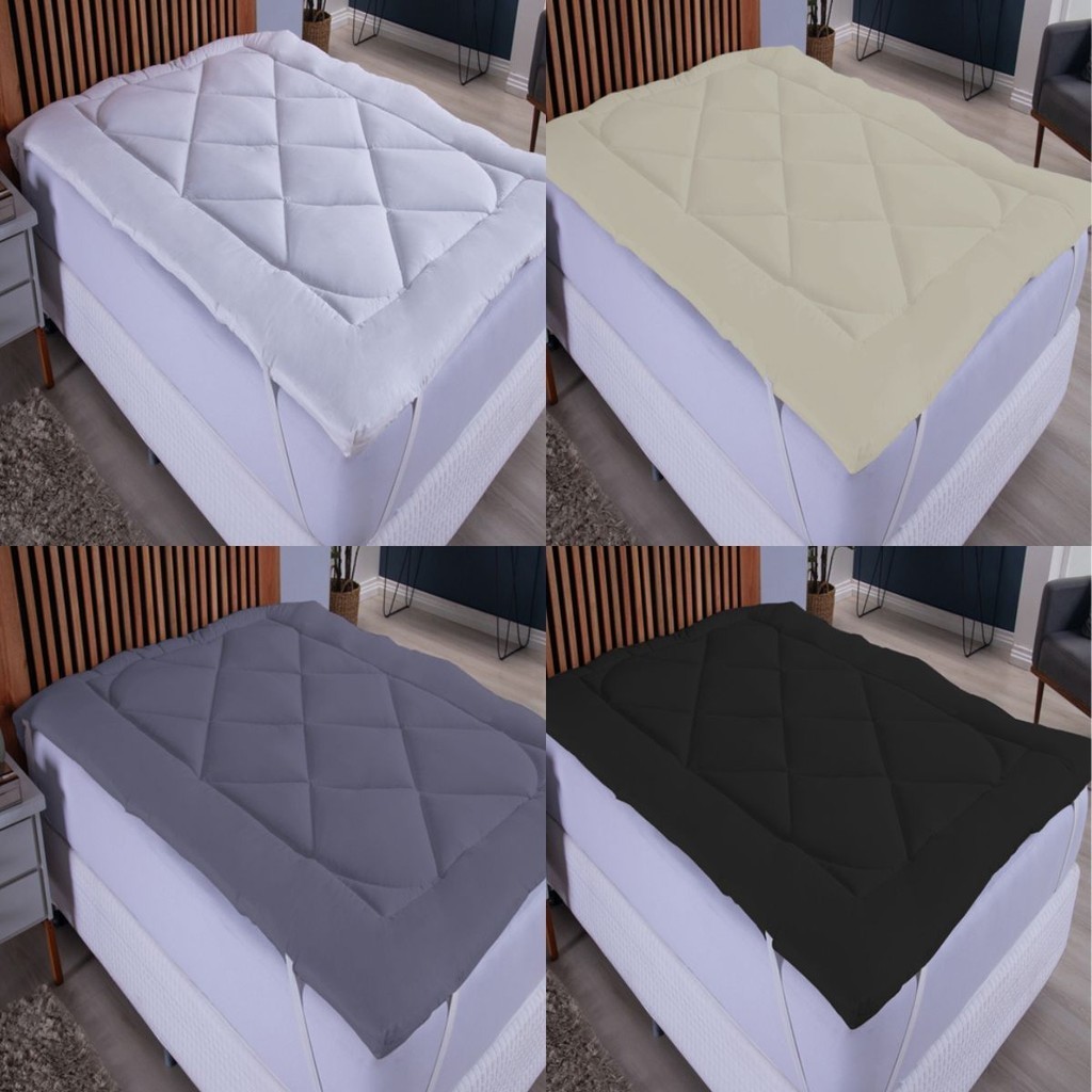Pillow Top Extra Macio Para Colchão Queen 1,58mx1,98mx0,05.